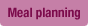 meal planning