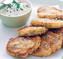 Mushroom and Herb Fritters