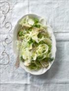 Fennel, artichoke and broad bean salad