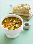 Spicy veggie soup 