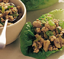 Chicken and Mushroom Lettuce Cups