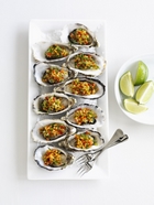 Oysters and Herb Vinaigrette