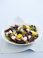 Roast Balsamic Beetroot, Mango and Goats Cheese Salad