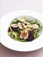 Fig, Goats Cheese and Hazelnut salad