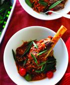 Slow Cooked Lamb Shanks with Italian Vegetables & Sage