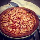 Sourdough plum and frangipane tart