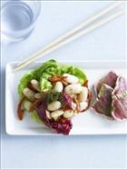 Seared Tuna and Bean Salad with Olive Oil and Dill Dressing