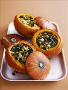 Stuffed Pumpkin with Spinach and Fetta