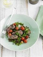 Grilled Lamb Fillet and Warm Lentil Salad